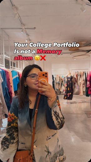Illustrations By Mohita | Fashion Designer on Instagram: "College taught you how to design.🤫 But no one taught you how to present yourself.✌️ That’s where most fashion students lose opportunities🥹😮 💬 Comment PORTFOLIO to get the roadmap👍"