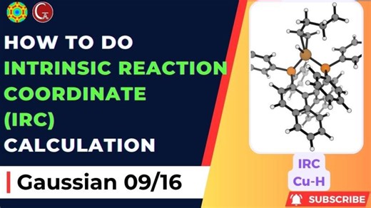 IRC Calculation in Gaussian 16: Step-by-Step Tutorial | Sambath Baskaran posted on the topic | LinkedIn