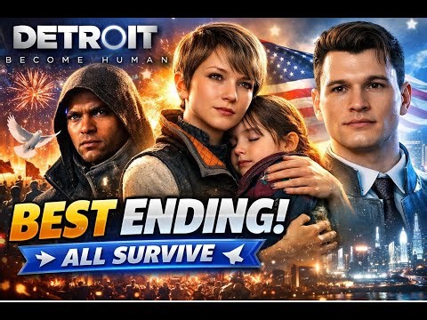 Detroit Become Human – The TRUE Best Ending (Full Cinematic Walkthrough)