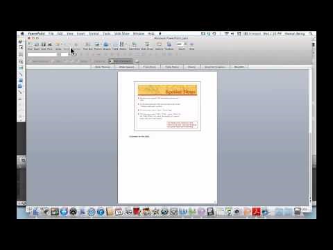 PowerPoint Speaker Notes