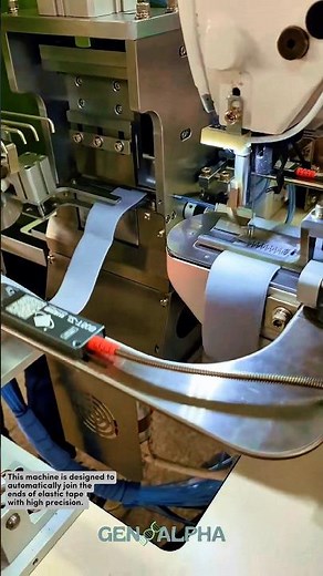 Automatic Elastic Jointing Machine #manufacturing
