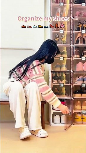 Foldable Shoe Rack, ANTBOX Large Capacity, Perfect for Closet and Entrance Shoe Organization.