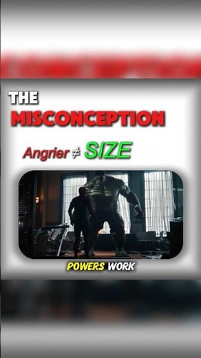 Fans Got Hulk's Power Completely Wrong #marvel #mcu #spiderman #hulk
