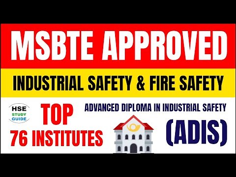 MSBTE Approved Fire and Safety Colleges | List of MSBTE ADIS Colleges ‪@hsestudyguide‬