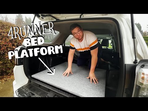 We built a 4Runner platform to sleep on! *5th Generation* DIY Bed