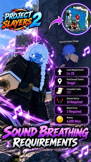 How to Get SOUND-BREATHING in Project Slayers 2 #roblox #projectslayers2 #soundbreathing