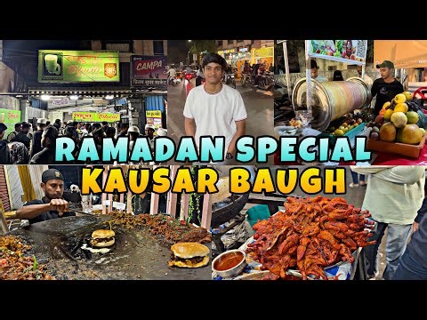 Ramadan Special Pune Kausar Baugh Street Foods At Night Vlog || MD ANAs VLOGs