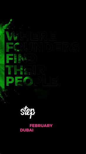 At Step Dubai 2026, startups get the spotlight: a booth that actually gets noticed, investor meetings that aren’t awkward, and a crowd that speaks your language. Some call it networking. We call it finding your people (and maybe your next round) 💸 Let’s make sure the right people find you too. 👉 Apply to showcase your startup - Link in bio. | Step Conference