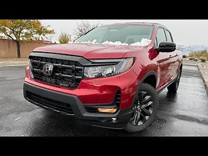 2025 Honda Ridgeline Sport - Radiant Red Metallic II - Walkaround