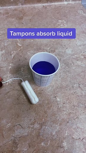 How Tampons Expand: A Visual Explanation