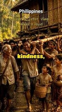 When an Entire Village Carried a House! - Philippines #onlyinthephilippines