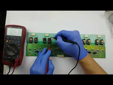 LCD TV Repair Tutorial - Backlight Inverter Common Symptoms & Solutions - How to Fix LCD TVs