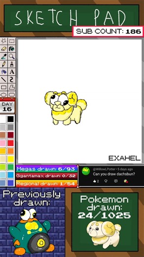 Drawing Fidough 🧚‍♀️ | Drawing All Pokemon Day 16 #howtodraw #digitalart #pokemon #speedpaint