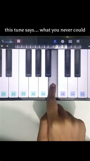 Toota Jo Kabhi Tara Theme cover on Mobile Piano 🎹 #shorts #piano