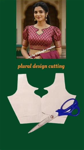New floral cut out front neck design cutting! latest front neck design easy cutting tricks#short