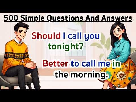 English Speaking Practice Conversation | 500+ Daily Questions and Answers|english speaking Practice