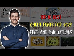 Top 10 Best Curly Fonts For 2023 - Free & Paid Options *With Link Download *
