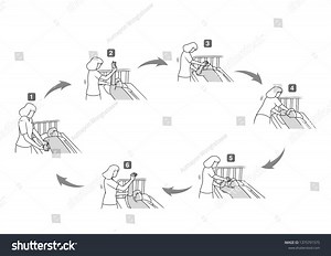 Shoulder Passive Range Motion Exercise Sequencing Stock Vector (Royalty Free) 1375791575 | Shutterstock