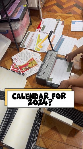 making calendar for 2024 😍 #customzied #customizedcalendar2024 #calendar2024 | Shiella May Francisco