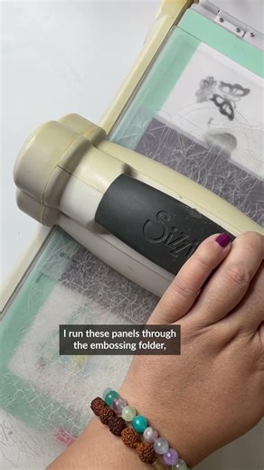 Here's a unique embossing folder handmade card idea! #altenew