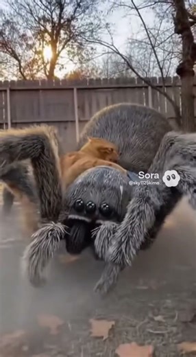 The brave cat vs beast. Watch the fearless feline defend the helpless! #AI #SHORTS #cat