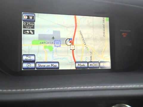 Demonstration on Lexus Navigation ES350