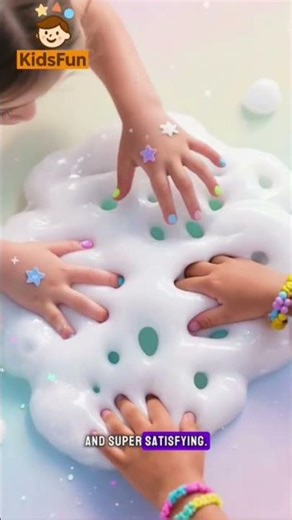 🌈✨ Meet the super soft and fluffy Cloud Slime!