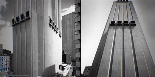 A black tower stands in New York... and no one admits what it does