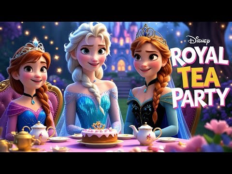 🆕🎵 Elsa & Anna’s Royal Tea Party ☕✨ | Frozen Princess Fairytale Song for Kids