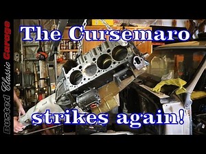 1979 Chevy Camaro Z28 Engine removal and disassembly (The Cursemaro)