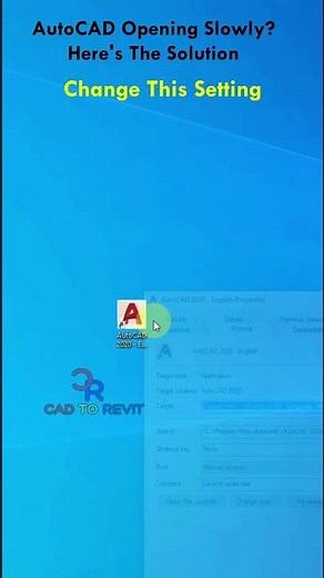 AutoCAD Opening Slowly | AutoCAD Software Opening Slowly #shorts #autocad
