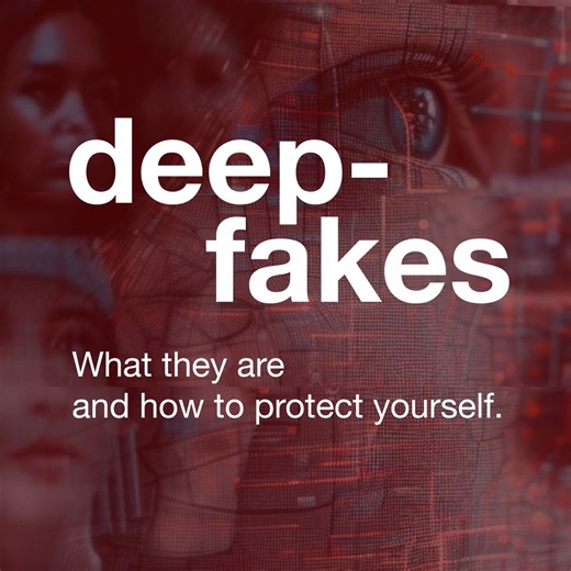 KeyBank is committed to helping people protect themselves from fraud. Deepfake technology is an advanced, sophisticated scam tactic where audio, video, and images are manipulated to appear real. To learn how to spot and avoid deepfakes, visit https://bit.ly/41r5yIO. | KeyBank