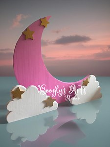 Life-size Styrofoam Moon, Cloud & Stars Prop – Custom Fairytale Party and Event Decor - Etsy