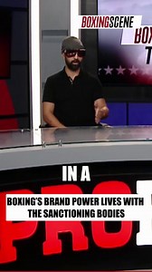 Boxing’s brand power lives with the sanctioning bodies, not the promoters, not the networks. 👀🔥 We break down why they hold real influence in the sport. Full episode here 👉 https://ow.ly/lol450XHaPM Do you think the belts help the sport… or hurt it? #Boxing #BoxingNews | BoxingScene.com