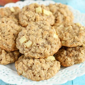 3.6K views · 31 reactions | These APPLE OATMEAL COOKIES are one of my favorite cookies to make this time of year! Recipe here: https://www.livewellbakeoften.com/apple-oatmeal-cookies/ | Live Well Bake Often | Facebook