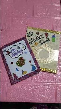 DIY Mini Sticker Book 1000+ #stickerbook #kawaiisticker #mystickerroom