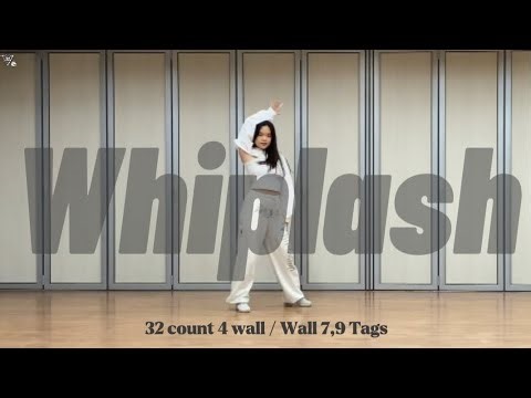 [라인댄스]Whiplash Line Dance/ 위플래시 라인댄스/ 수연쌤..🖤🩶
