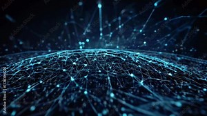 Big data technology Data science analysing artificial intelligence generative AI deep learning machine learning algorithm colorful background , 4k High-Quality Wallpaper Background Animation Video