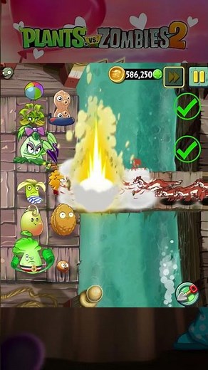 NoPvz 2 - Plants Vs Zombies 2 - Defend & Attack Plants Vs 100 Ice Weasel Zombies #shorts #pvz2