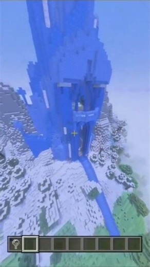 Frozen Elsa Ice Castle Minecraft Build Tour #frozen #minecraft