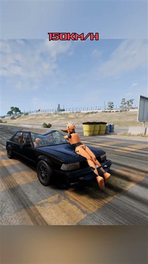 Dummy Crash Test 10 to 240 kmh