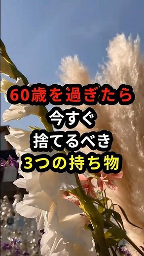 【60代の断捨離】もう無理しなくていい。心を軽くするために手放すべき3つのこと#60代 #断捨離 #心を整える #丁寧な暮らし