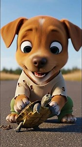 Puppy and turtle friendship #puppy #puppylove #turtle #friendship #animal #animallove