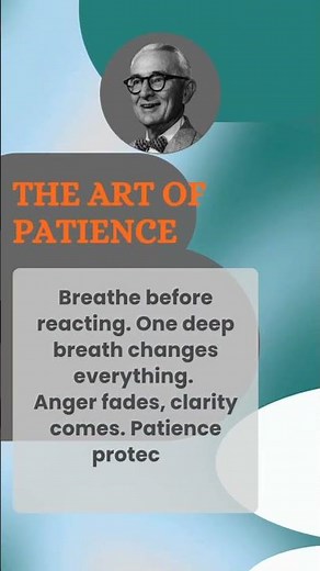 The Art of Patience: A life Skill