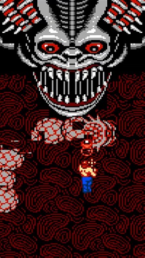 Super C — Alien Barrier #nes #retrogameroom #retrogamer #shorts #retro #nintendo