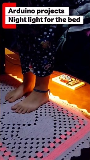 Arduino projects Night light for the bed #short #esp32 #experiements