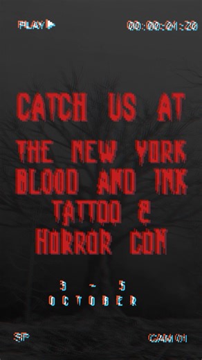 2.9K views | 喝 Headed to Blood & Ink NY? 喝 Get your next tattoo at the convention with a top-tier artist and experience the ultimate horror-tattoo vibes.  Book your convention spot now!  | Marian Sagath | Facebook