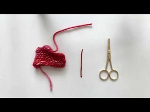 How to Nalbind. Step 5: Neatening the Ends