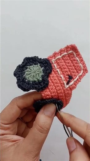 Cute Tractor 🚜 / Crochet Tractor Applique Free Tutorial