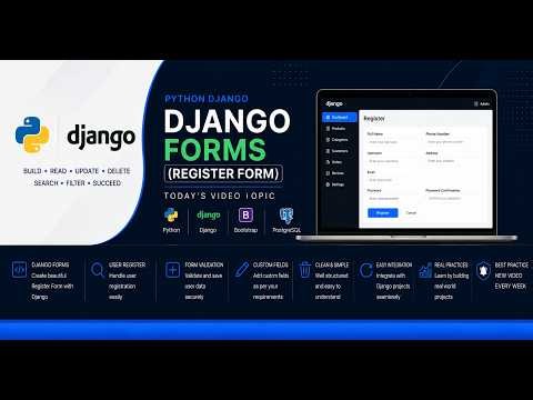 PYTHON-Django forms(register Form) PART-01 | NO TALK